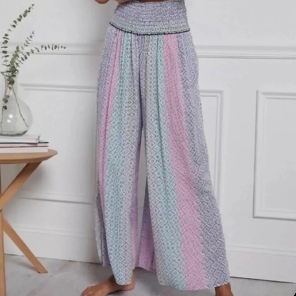 Anthropologie Stacy Wide Leg Lounge Pants